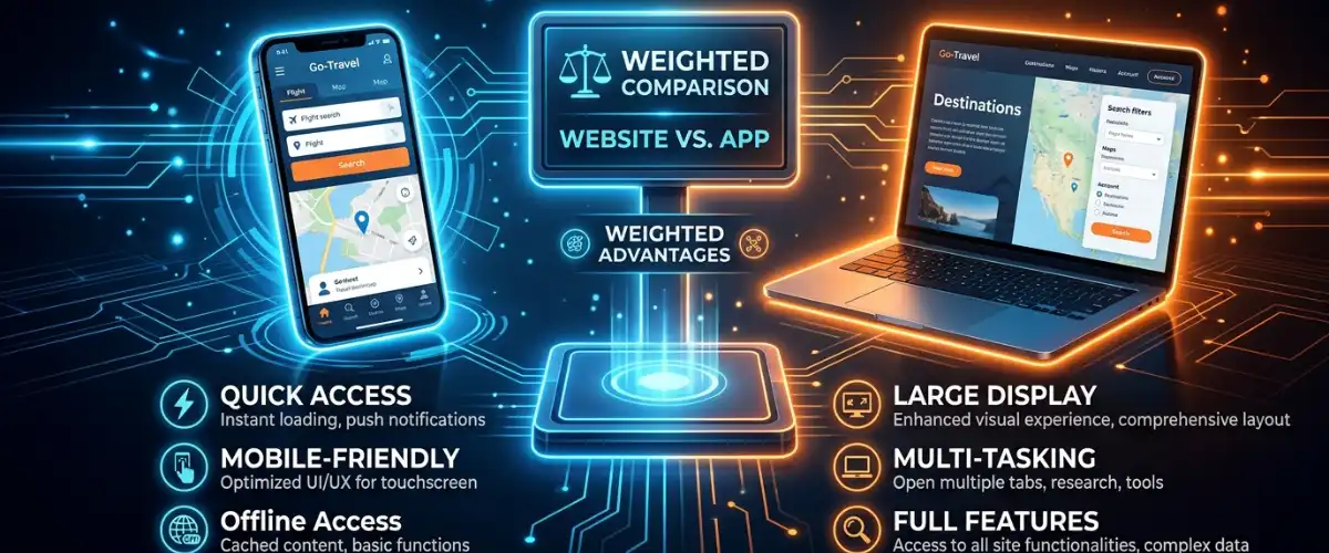 موقع أم تطبيق أندرويد؟ كيف تختار الحل المناسب لمشروعك؟